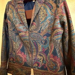 Appleseed's Multicolor Paisley Blazer